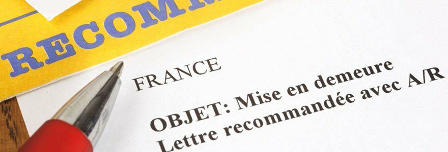 La lettre de mise en demeure